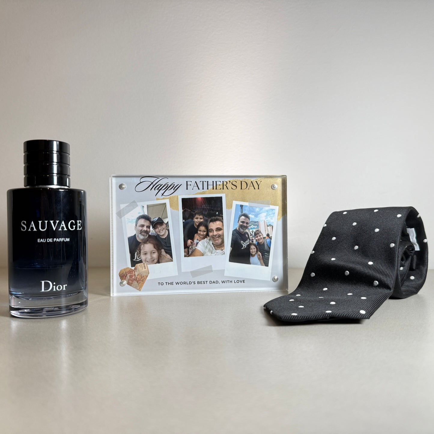 Father's Day Clear Block Frame